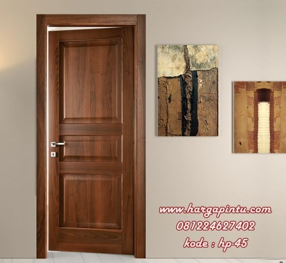 Desain Pintu Kamar Kayu Jati Model Pintu Single Panel Desain Pintu Kamar Kayu Jati Model Pintu Single Panel