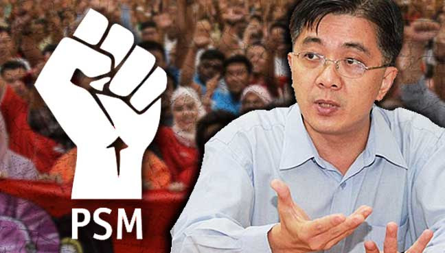 Boo-Cheng-Hau-pakatan-harapan-bendera-psm-malaysia