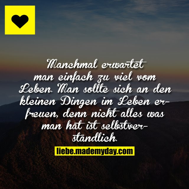 Manchmal erwartet man einfach zu ... - Made My Day