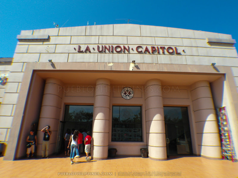 La Union Provincial Capitol and panoramic view of San ...