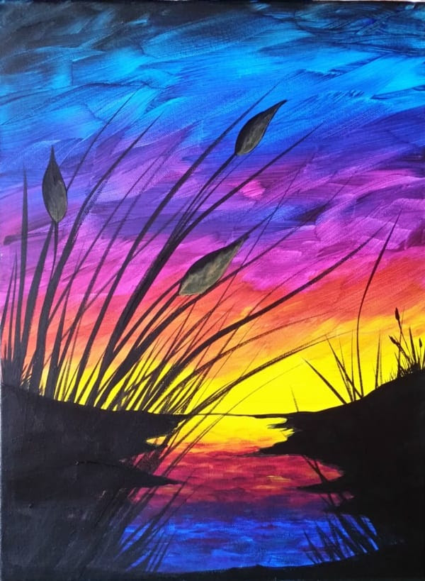 90 Easy Acrylic Painting Ideas for Beginners to try