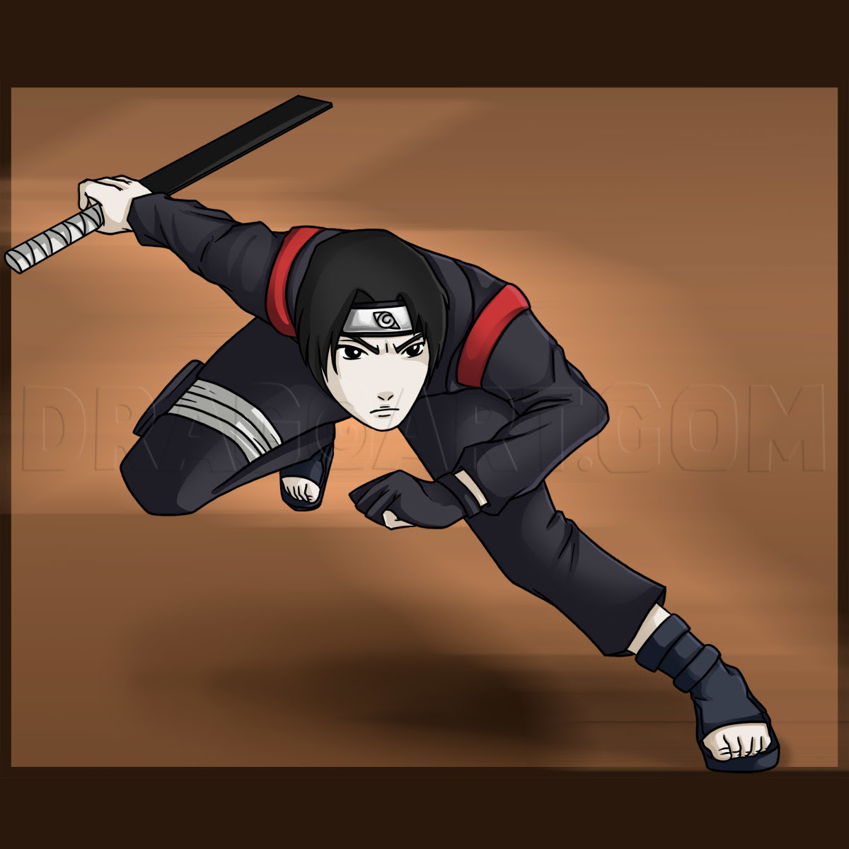 How to Draw Sai, Step by Step, Naruto Characters, Anime ...