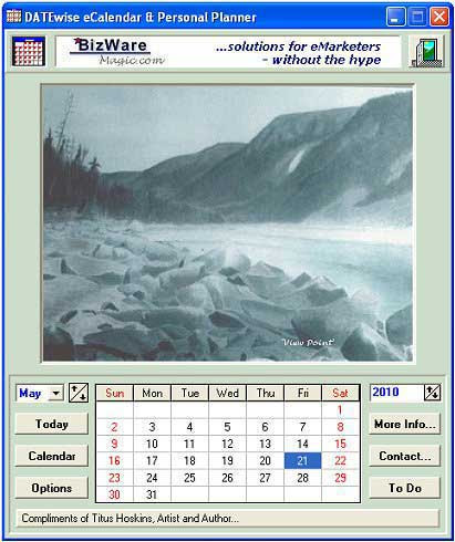 This free Desktop Calendar