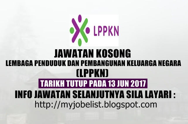 Jawatan Kosong Kerajaan Terkini di LPPKN- 13 Jun 2017