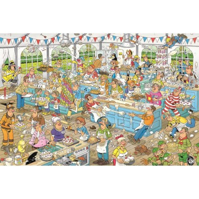 Puzzle Jan Van Haasteren The Clash Of The Bakers Jumbo 19077 1500 Pieces Jigsaw Puzzles Humour And Satire Jigsaw Puzzle