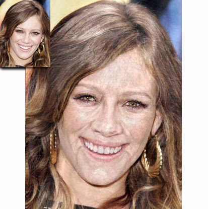 This is what Hilary Duff might look like in 40 years.