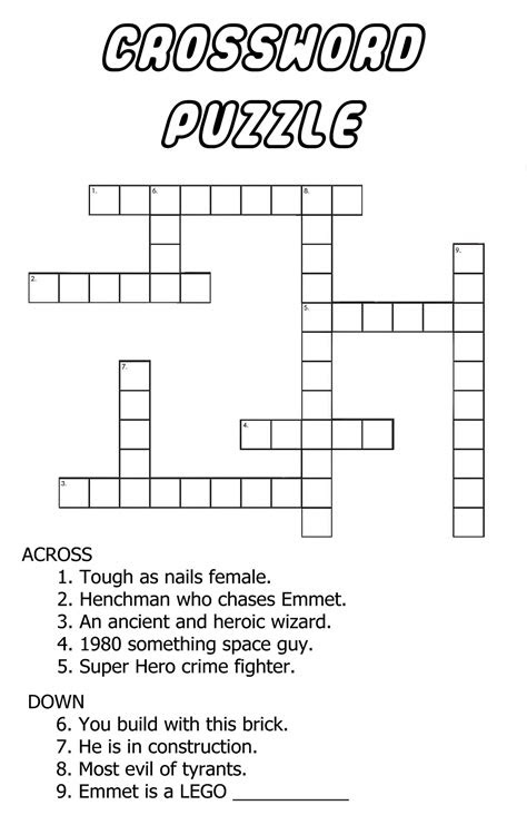  crossword puzzles for kids best coloring pages for kids printable