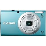 Canon PowerShot A2400 IS 16.0 MP Digital Camera with 5x Optical Image Stabilized Zoom 28mm Wide-Angle Lens with 720p Full HD Video Recording and 2.7-Inch LCD