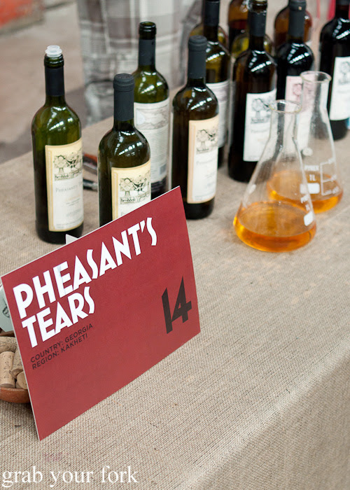 Pheasant's Tears from Kakheti, Georgia at the Rootstock Sydney 2014 Wine Festival
