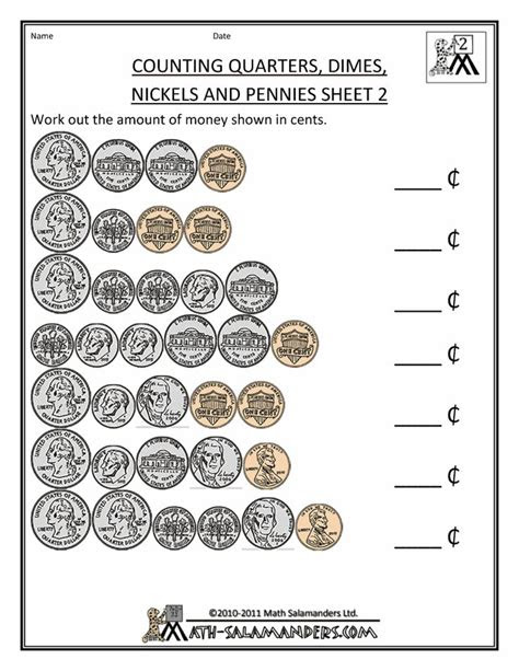  counting money worksheets kindergarten free kindergarten