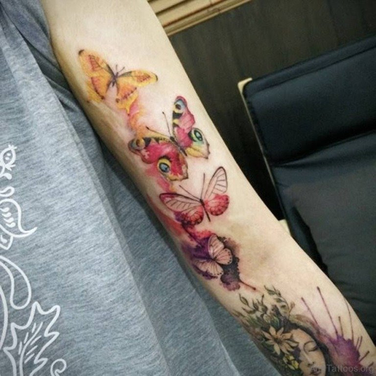 61 Ravishing Butterfly Tattoos On Arm