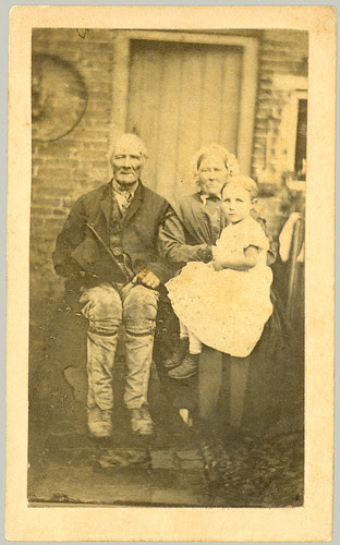 CDV Man Woman Child