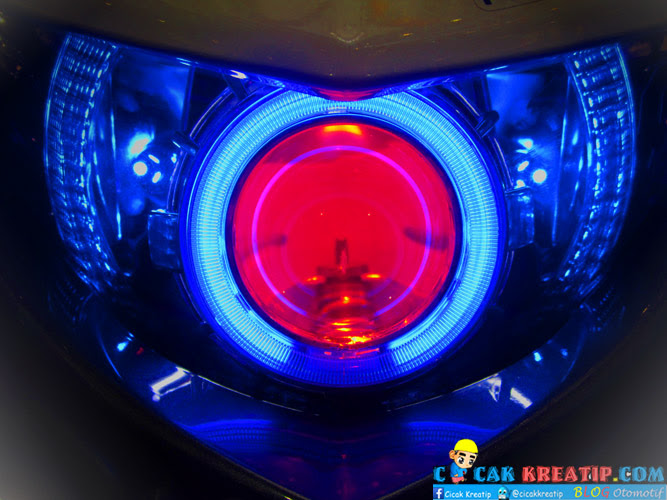 Modif Lampu GT 125 Eagle Eye Seperti ini…Mantep ngak 