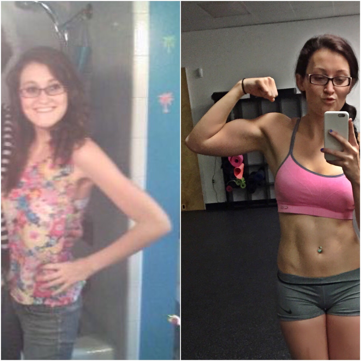 50 Incredible Skinny To Fit Female Muscle Gain Transformations!