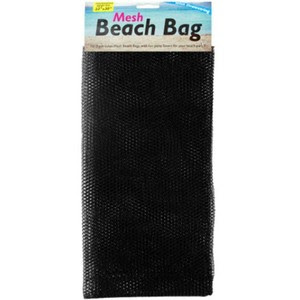 Details about Mesh Beach Bag with Drawstring Case Of 12
