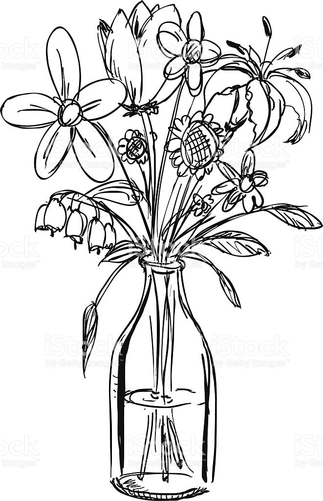 Download Bouquet Drawing at GetDrawings | Free download