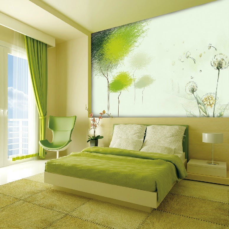 Pictures of flowers or trees work particularly well as a serene ...
