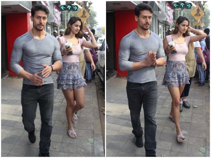 Tiger-Disha step out for a lunch date