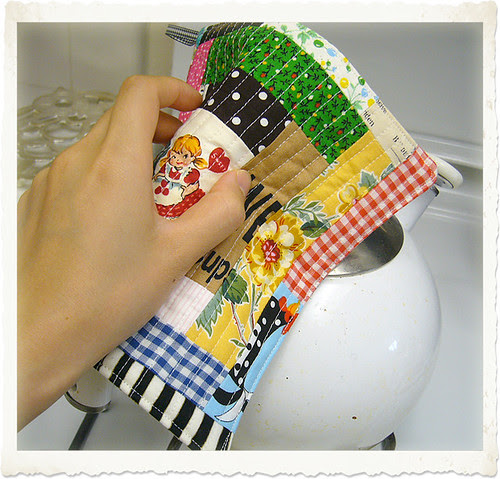logcabin potholder