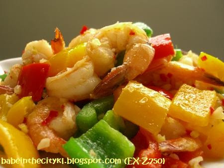 stir fry prawns with bell peppers2