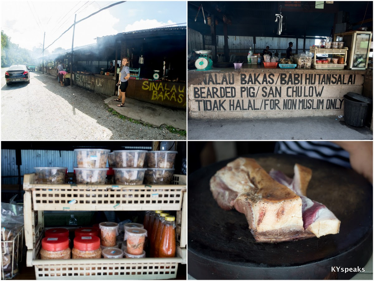 KYspeaks  KY eats – Sinalau Bakas (Smoked Wild Boar) near 