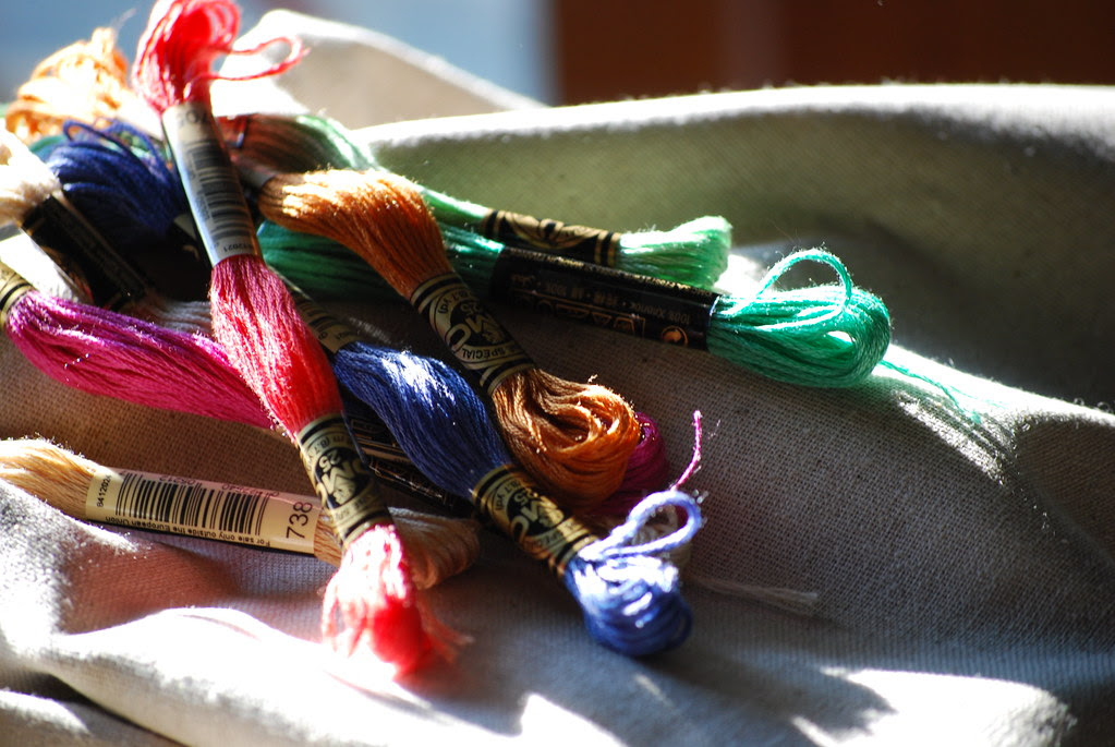 New embroidery supplies