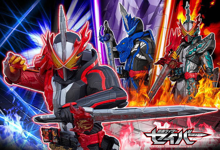 Ten Mk40 762 仮面ライダーセイバー 仮面ライダーセイバー 40ピース テンヨー の商品詳細ページです 日本最大級のジグソーパズル通販専門店 ジグソークラブ
