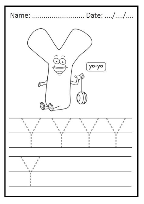One of the best ways to do this is through. printable uppercase letter y practice for preschool preschool crafts