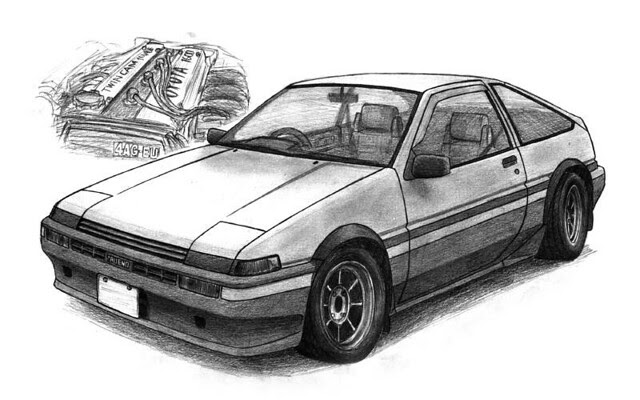 Ae86壁纸 玩具屋