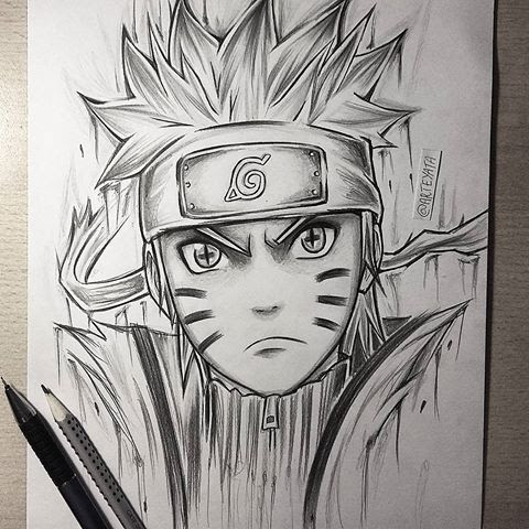 Naruto Drawing In Pencil at GetDrawings | Free download