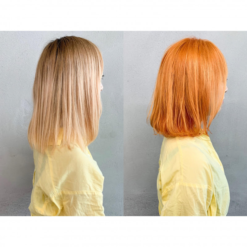 ブリーチした髪のメリット デメリットと暗め明るめブリーチカラーカタログ 柏にある美容院 美容室 タグ オリジナルカラーで美髪目指せる