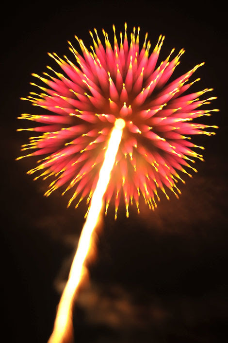 ちょっと変わった花火の撮り方