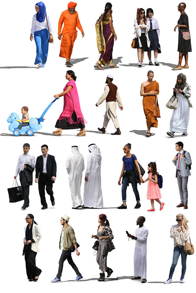 Pack gratuit de personnages  d tour s par VIShopper 3DVF