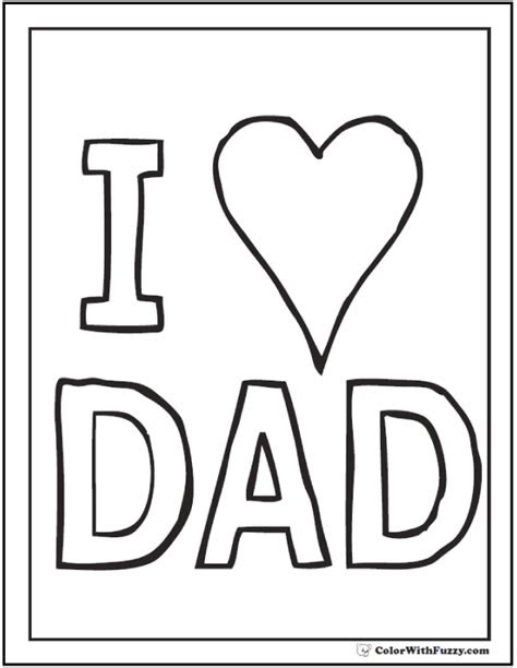 fathers day coloring pages print  customize  dad