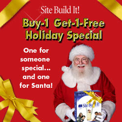 SiteSell Buy-1 Get-1-Free Holiday Special