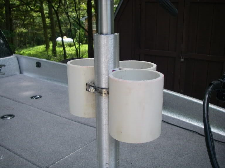 Homemade seat post storage