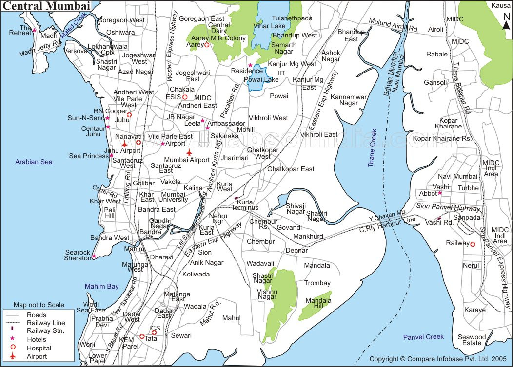 Mumbai Map | Dictionary Bank