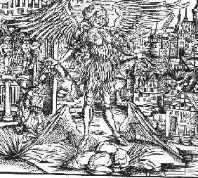 la Fama en una ilustracion h.1500