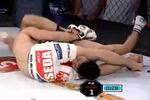 Watch: Amazing Scissor Choke Submission