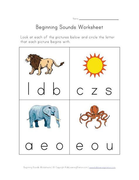 beginning sounds phonics and worksheets on pinterest