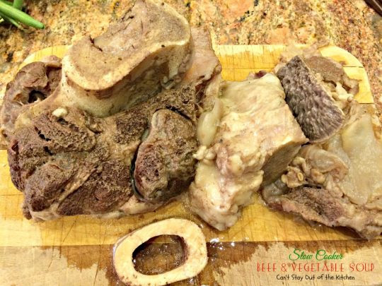 Slow Cooker Beef and Vegetable Soup | Can't Stay Out of the Kitchen | wonderful #slowcooker #soup chocked full of #veggies. #glutenfree