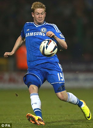 Club issues: Kevin De Bruyne (left) has fallen out of favour under Jose Mourinho (right) at Chelsea