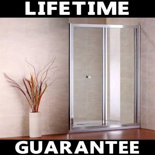760mm Chrome Bifold Shower Door Cubicle Enclosure Screen Glass (NS2-76)