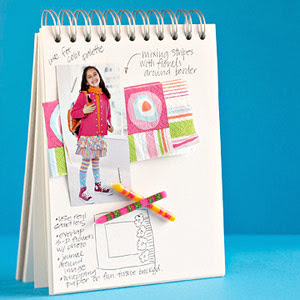 Inspiration notebook for craft ideas