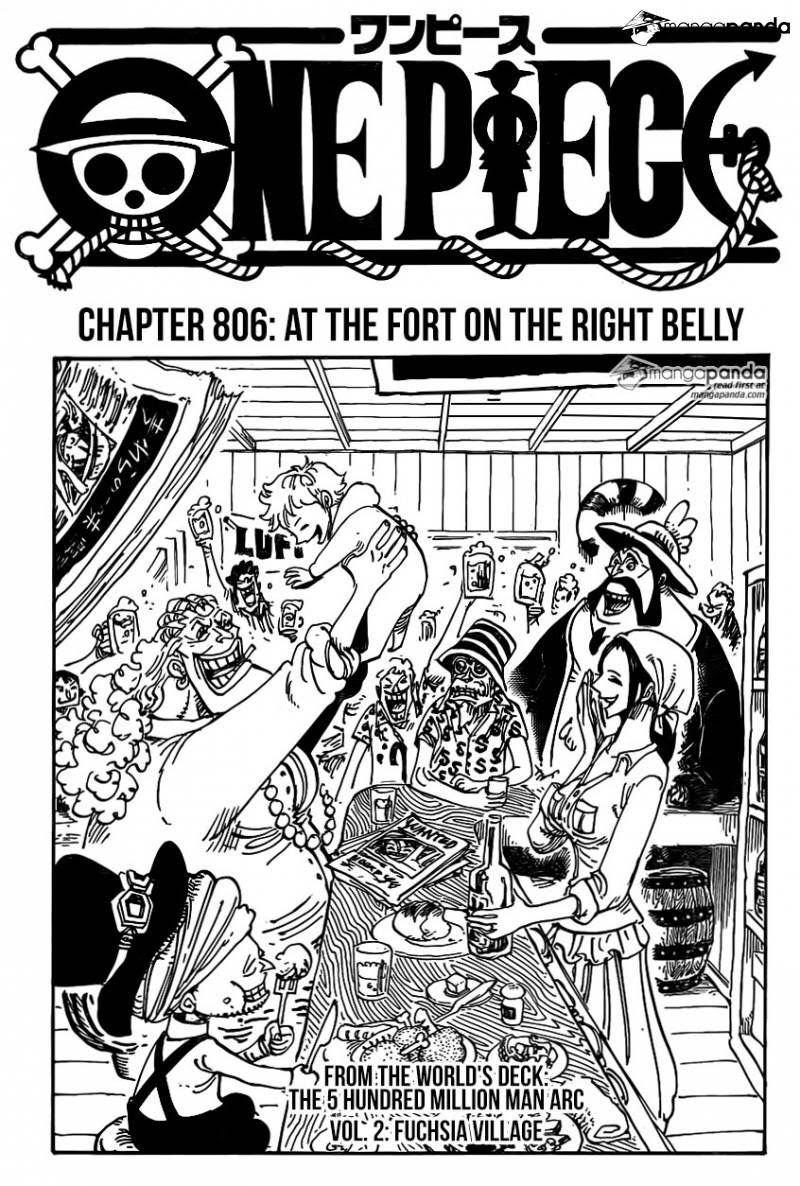 ワンピース ネタバレ 806話 マキノ子供生まれてるじゃん誰との子供だよｗｗｗｗｗ One Piece World