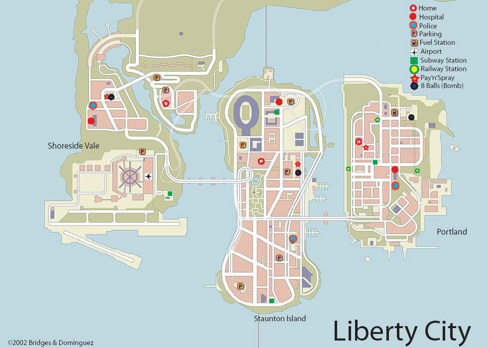 gta 4 map. gta 3 maps - criminal law