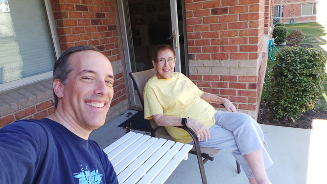 Steve and Millie at Brooksby Village