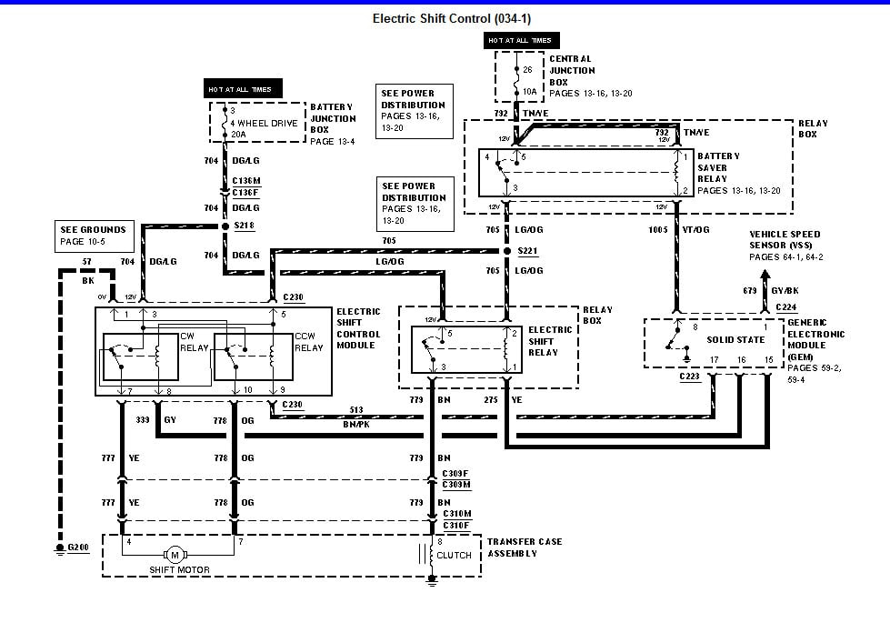 Need wiring diagram for 2000 Ford Ranger----Shift on the ...