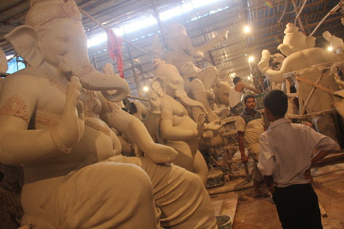 Mr Vijay Khatu's Ganesha Workshop Parel 2013 by firoze shakir photographerno1