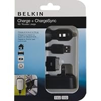 Belkin USB Charging Kit with Wall Charger and Car Charger for Apple iPod